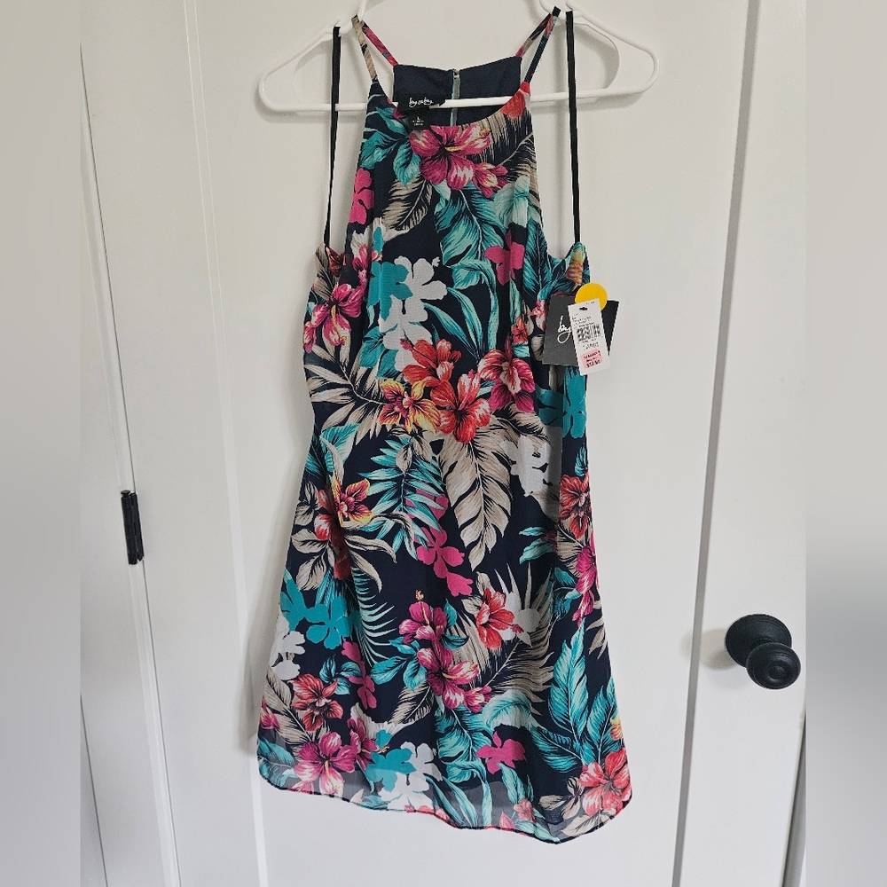 By By Halter Flower Dress